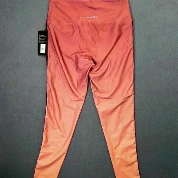 BCBGMAXAZRIA Peach Pink Ombré Leggings NWT Womens M Retail $98 cute comfy 0785 - Picture 10 of 11